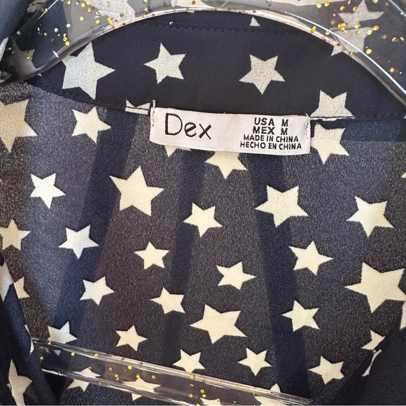 Dex Star Print Blouse - Picture 2 of 4